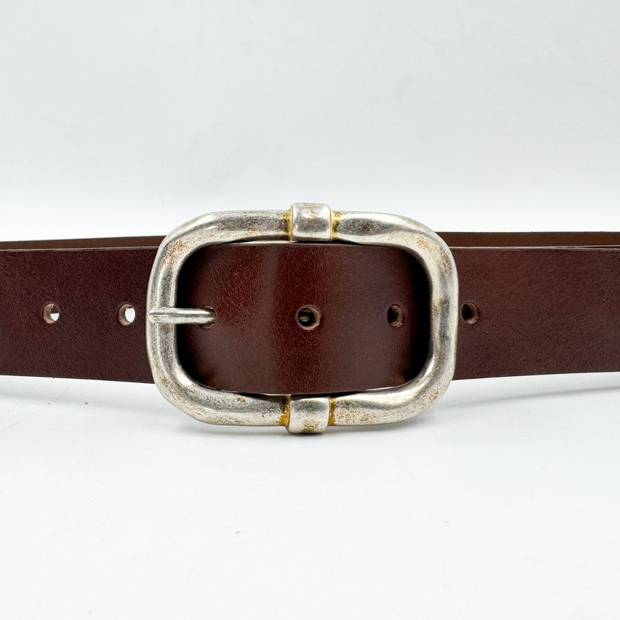 Emerson Belt - Classic Brown Unisex Italian Leather Belt - Streets Ahead