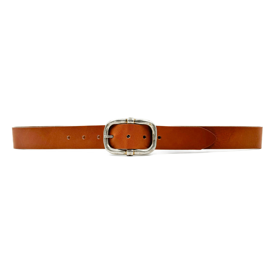 Emerson Belt - Classic Unisex Tan Italian Leather Belt - Streets Ahead