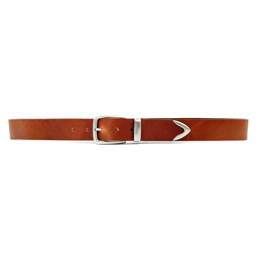 Casey Belt - Unisex Classic Tan Leather Belt - Streets Ahead