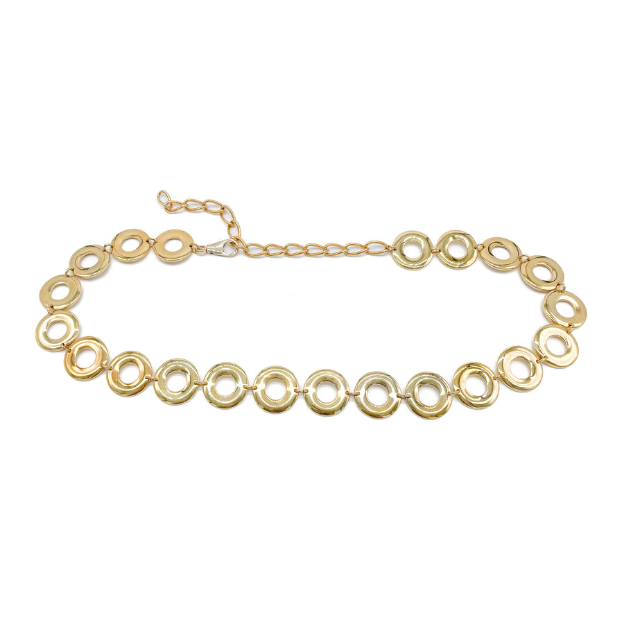 Tatum - Elegant Gold Plated Italian Chain Belt - Streets Ahead