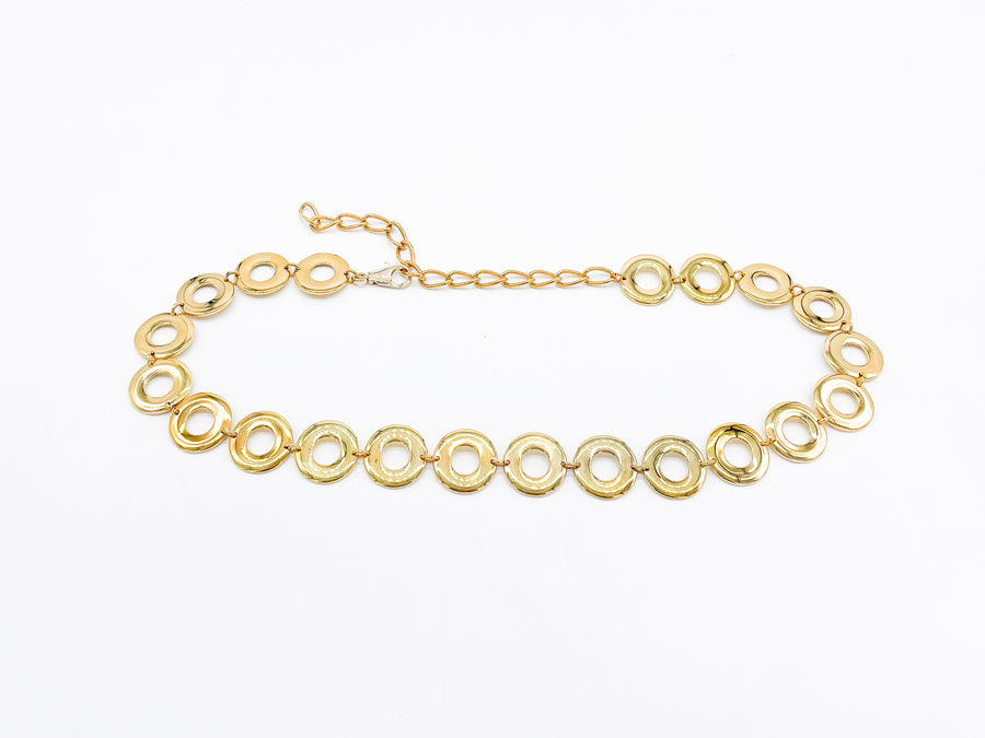 Tatum - Elegant Gold Plated Italian Chain Belt - Streets Ahead