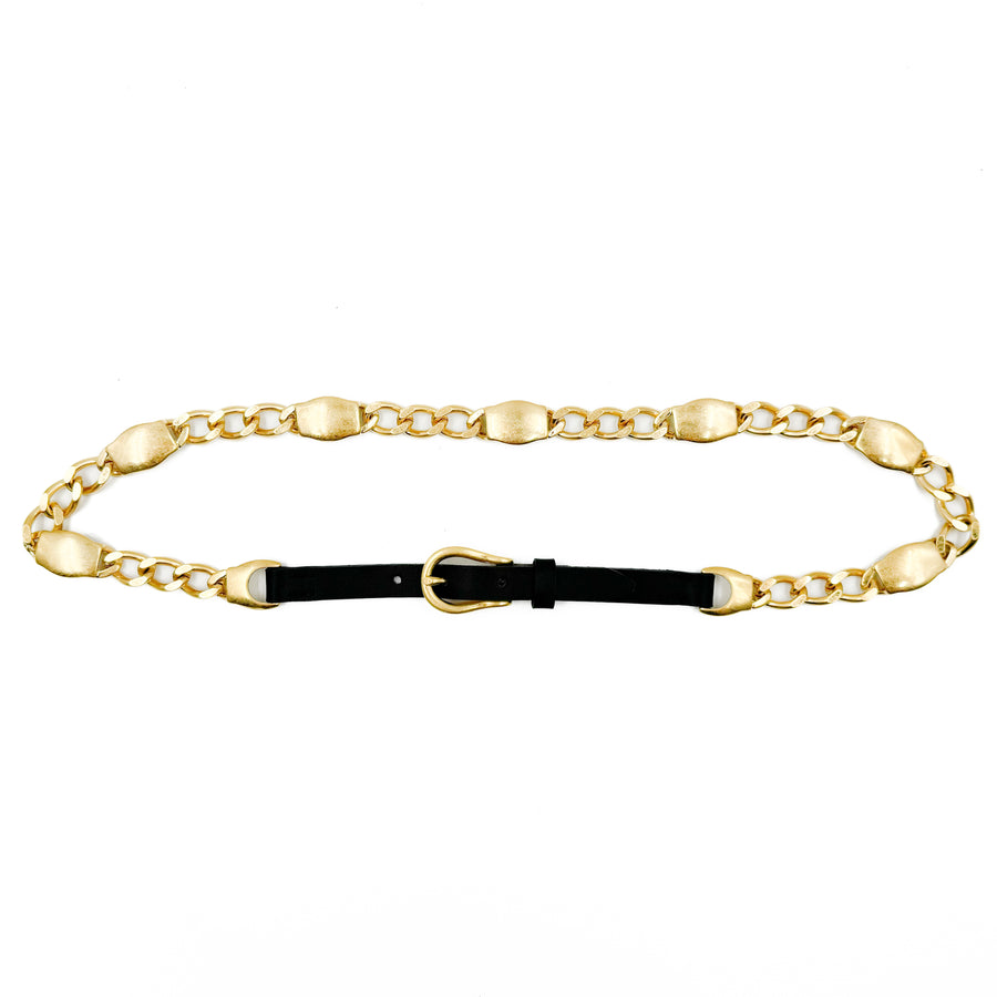 Nadia Belt - Italian Gold Chain Link Chic Belt - Streets Ahead