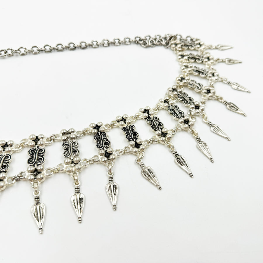 Selene Belt - Silver Boho Italian Chain Belt - Streets Ahead