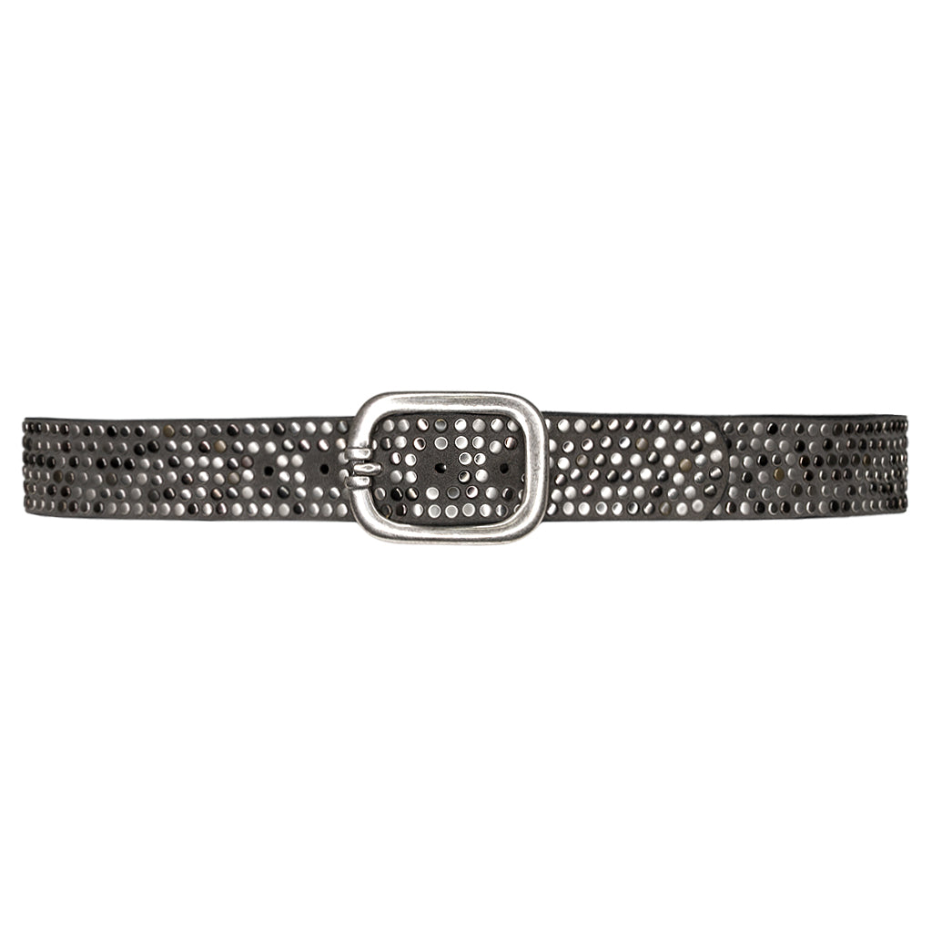 Ivy Belt - Beautiful Studded Silver Leather Jean Belt | Streets Ahead ...